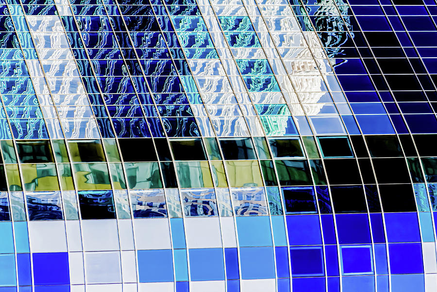 Blueside Slide Abstract Photograph by Terry Walsh
