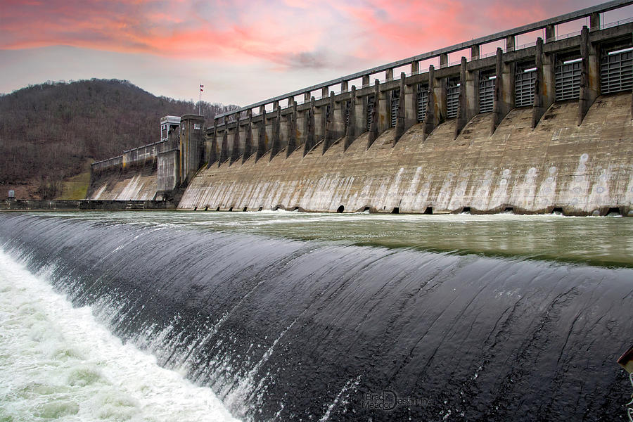 Bluestone Dam Photograph by Brad Meador - Fine Art America