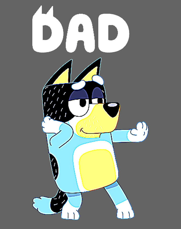 Bluey Dad Digital Art by Han Duyen Phan - Fine Art America