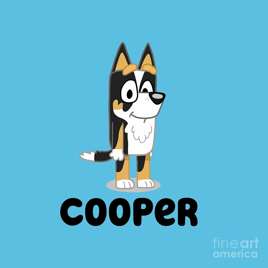 Bluey OC Cooper Digital Art by Halbor Paus Pixels