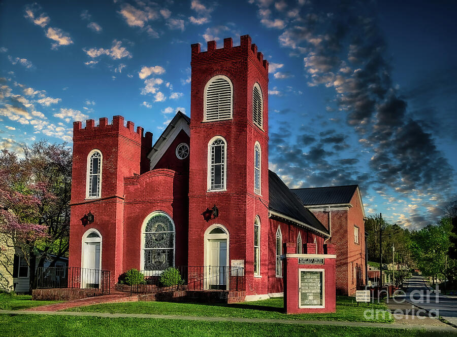 Bluff City United Methodist Church Photograph by Shelia Hunt