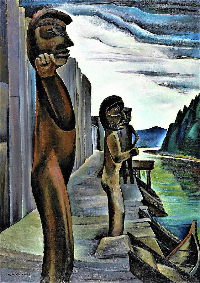 Blunden Harbour - Digital Remastered Edition Painting by Emily Carr