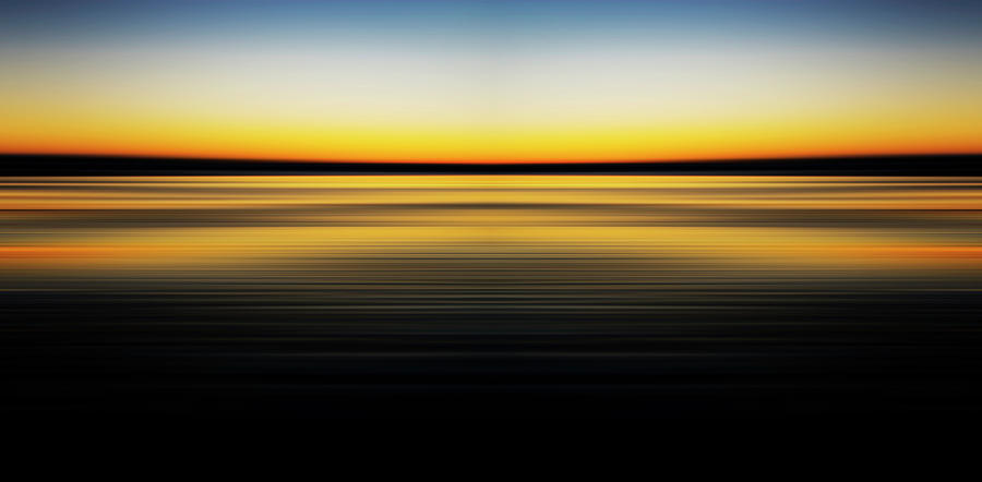 Blurred Ocean Shores Sunset Reflection Photograph by Pelo Blanco Photo