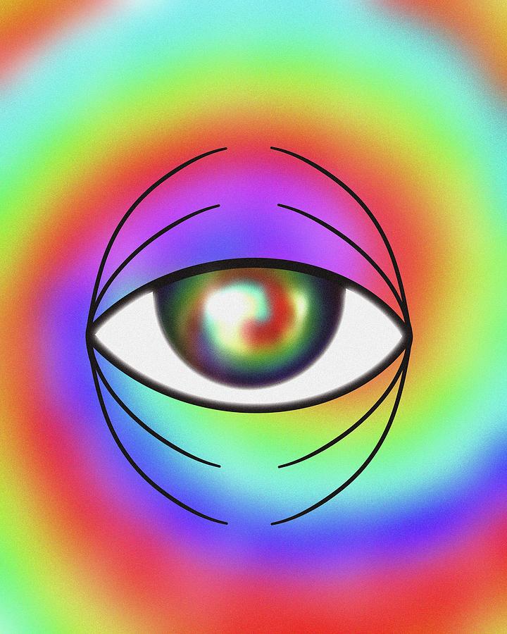 Blurry Vision Digital Art by ThirdEye Doodles Fine Art America