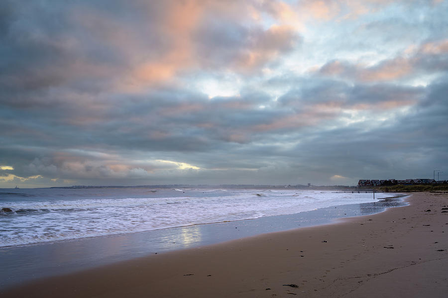 Blyth South Beach at Sunset Photograph by David Head - Fine Art America