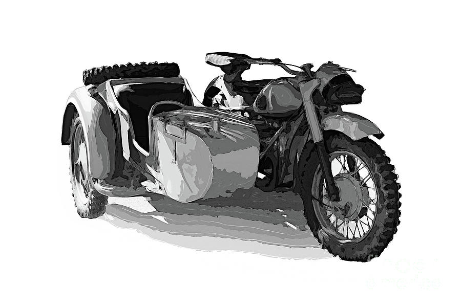 WWII BMW r75 Sidecar 750cc