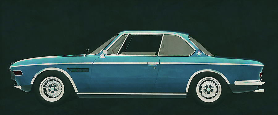 BMW 3.0 CSI the most beautiful BMW model ever Painting by Jan Keteleer