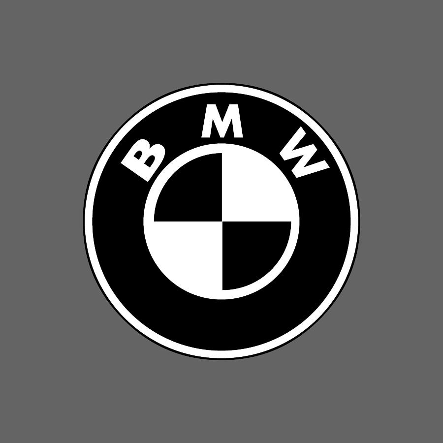 Bmw Black-and-white Digital Art by Anna Rbtiga - Fine Art America