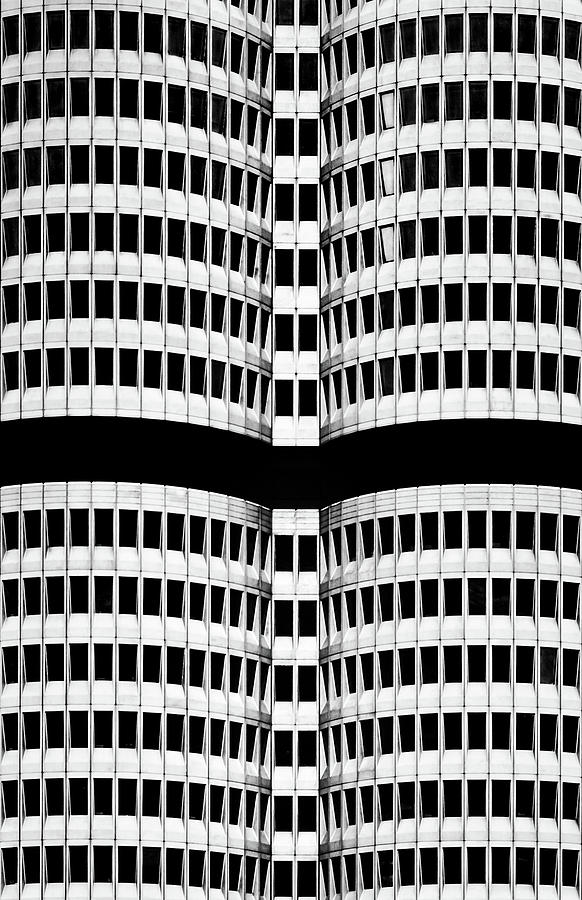 BMW Headquarters, Architectural Fragment Photograph by Elvira Peretsman