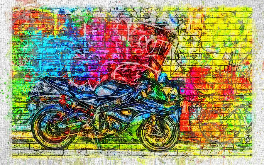 BMW S1000RR 2018 Bikes Graffiti Superbikes Black S1000RR Street German ...