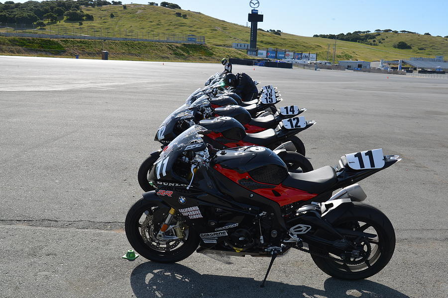 Bmw Photograph - BMW S1000RR Motorcycles for Instructors by Lawrence Christopher