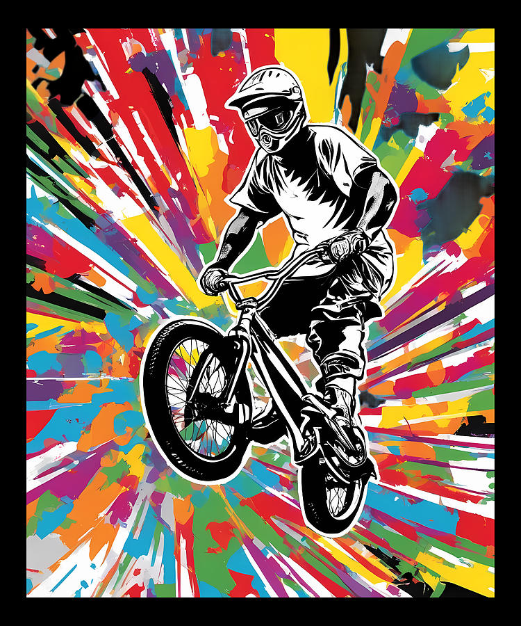 BMX Racer Digital Art by Anime Girl NFT - Fine Art America