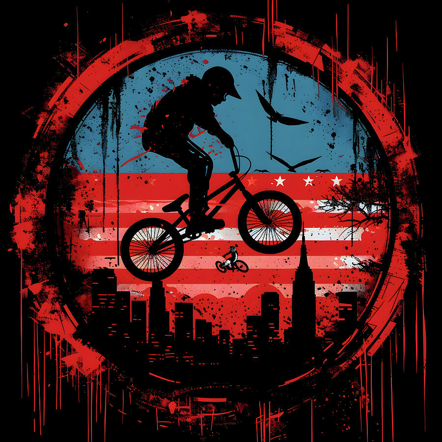 BMX Speed Digital Art by Bruce Strong - Fine Art America