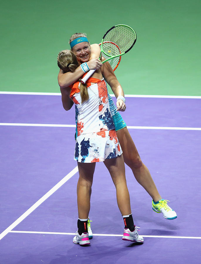BNP Paribas WTA Finals Singapore presented by SC Global - Day 7 Photograph by Clive Brunskill