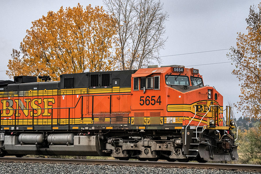 BNSF Locomotive Photograph by Paul Freidlund