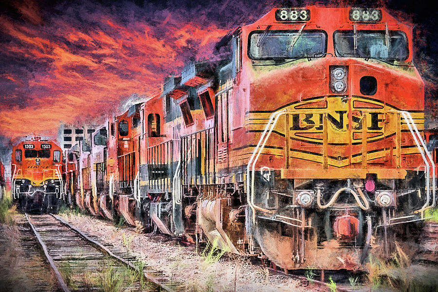 BNSF Sunrise Photograph by JC Findley