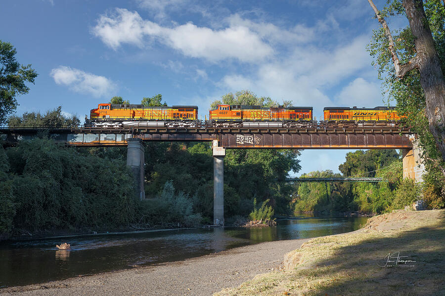 Bnsf Photograph - Bnsf5714 by Jim Thompson Bnsf Photograph - Bnsf5714 by Jim Thompson