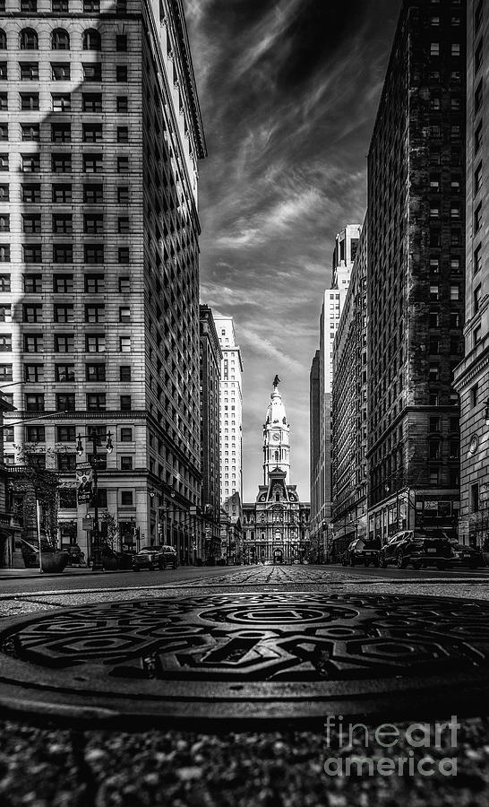 Philadelphia Photograph - Bnw Center City Philadelphia by Howard Roberts