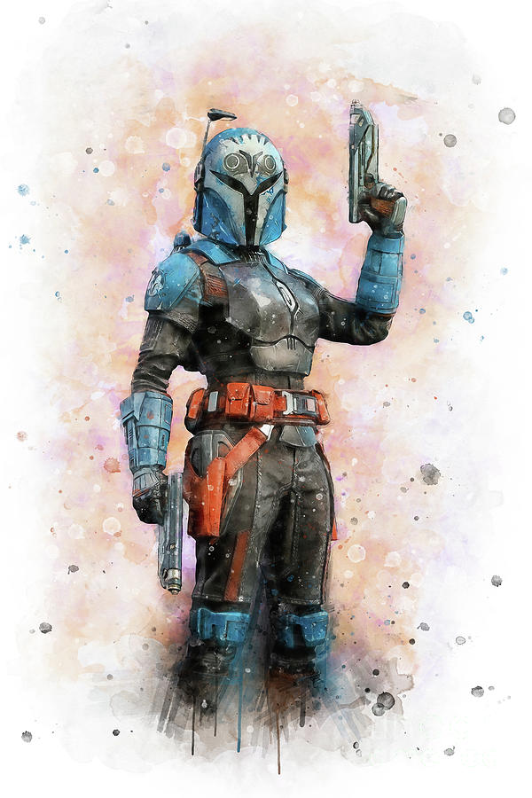 Bo-Katan Kryze watercolor No. 2 Painting by PopArts Pet - Fine Art America