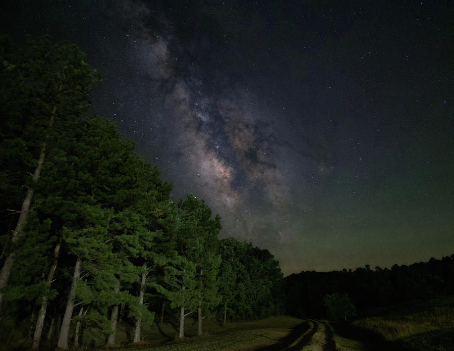 Board Camp Milky Way Photograph by Danette Steele