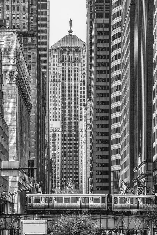 Architecture Photograph - Board of Trade on LaSalle 7 by Kevin Eatinger