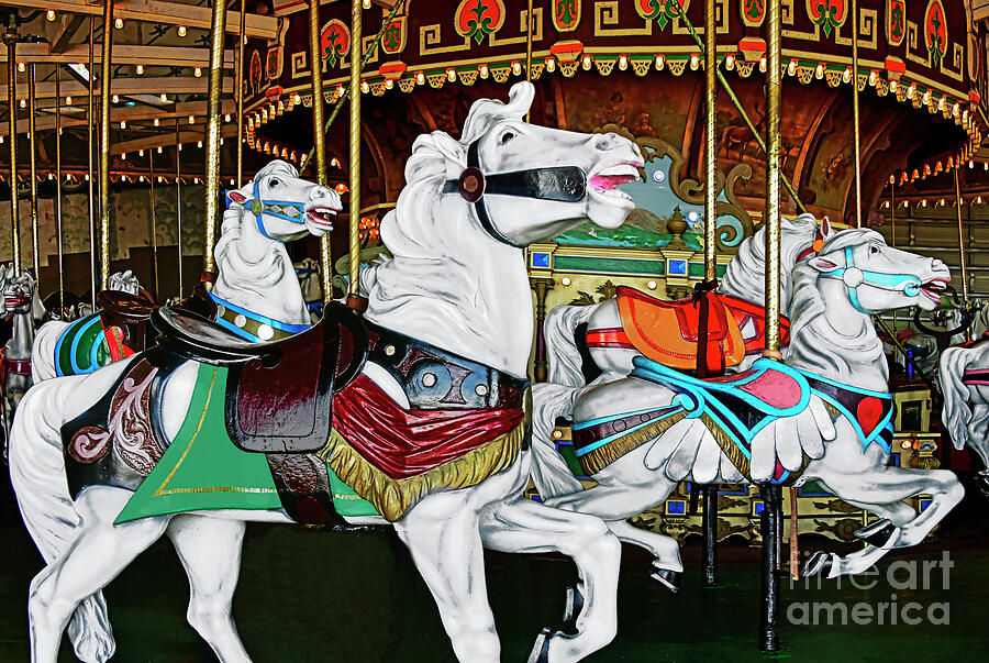 Boardwalk Carousel Ocean City NJ Photograph by Regina Geoghan - Fine ...