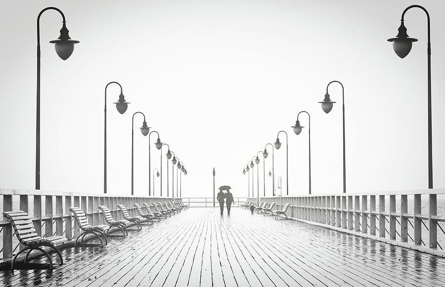 Boardwalk Fog Photograph by Bob Pardue Boardwalk Fog Photograph by Bob Pardue