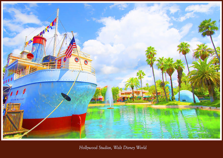 Boat Concession, Disney Hollywood Studios, Walt Disney World Photograph by A Macarthur Gurmankin