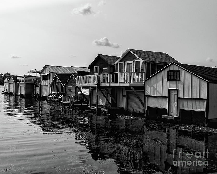 Boat House Photograph by Frank Kapusta
