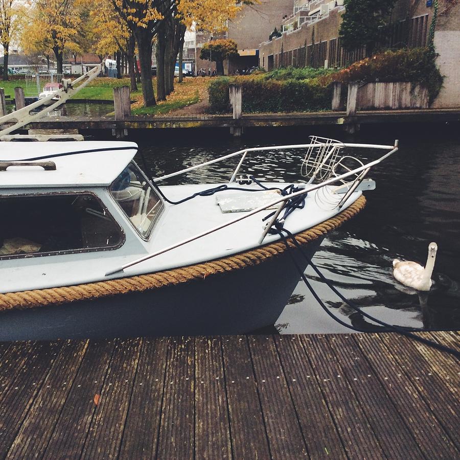 Boat Moored By Pier Photograph by Harald Walker / EyeEm Boat Moored By Pier Photograph by Harald Walker / EyeEm