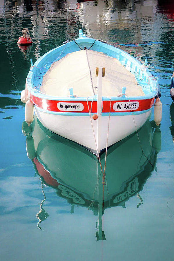 Boat Reflection Photograph by Andrea Whitaker