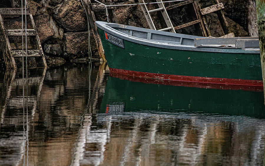 Boat Reflections Photograph by Denise Kopko