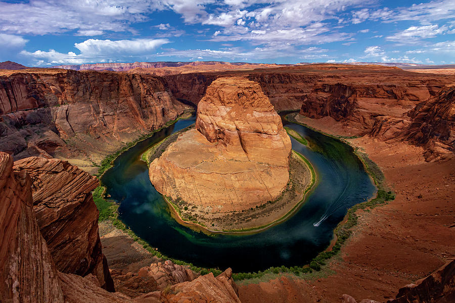 Boat Ride on the Colorado River at Horseshoe Bend Photograph by Teri Virbickis