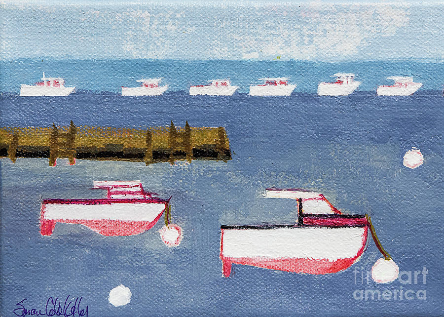 Boat Study #1 Painting by Susan Cole Kelly Impressions