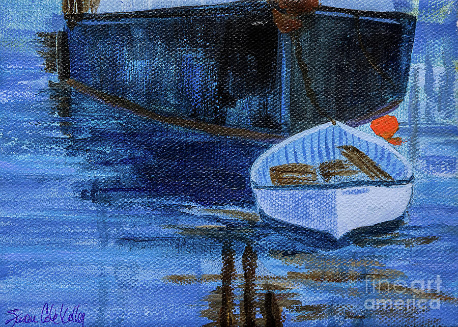 Boat Study #4 Painting by Susan Cole Kelly Impressions