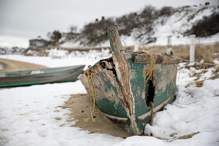 Boat Wreck Photograph by Denise Kopko