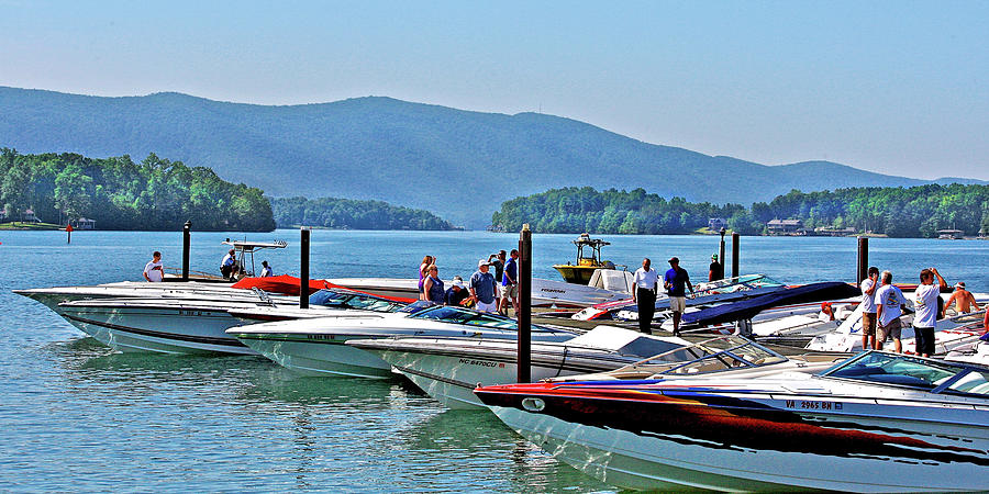 Boaters at the 2015 Smith Mountain Lake Poker Run Photograph by The James Roney Collection