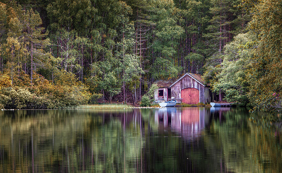 Boathouse At Loch Farr Photograph