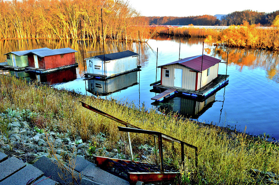 Boathouse Blues Photograph by Susie Loechler