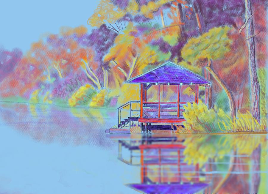 Boathouse Pastel by Pam Rubenstein