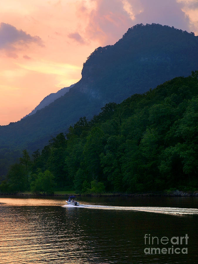 Boating on Lake Lure Photograph by JK York - Fine Art America