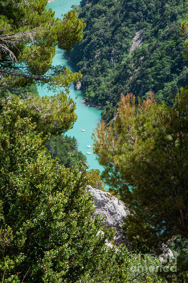 Boating on the Verdon River Photograph by Bob Phillips