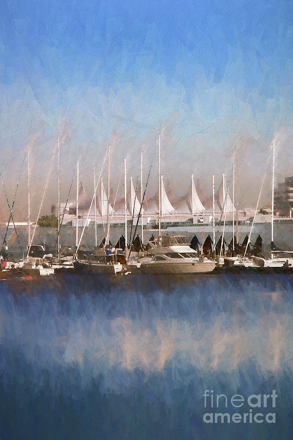 Boats At Canada Place, Vancouver Photograph by Philip Preston