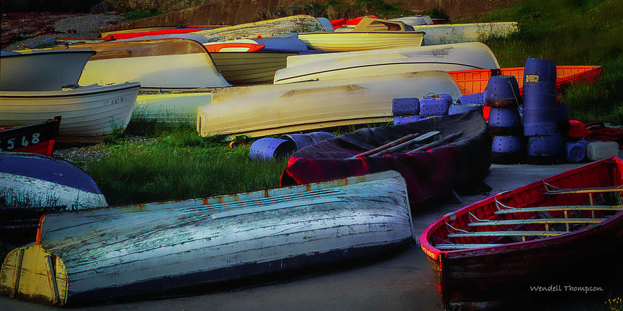 Boats at Rest Photograph by Wendell Thompson