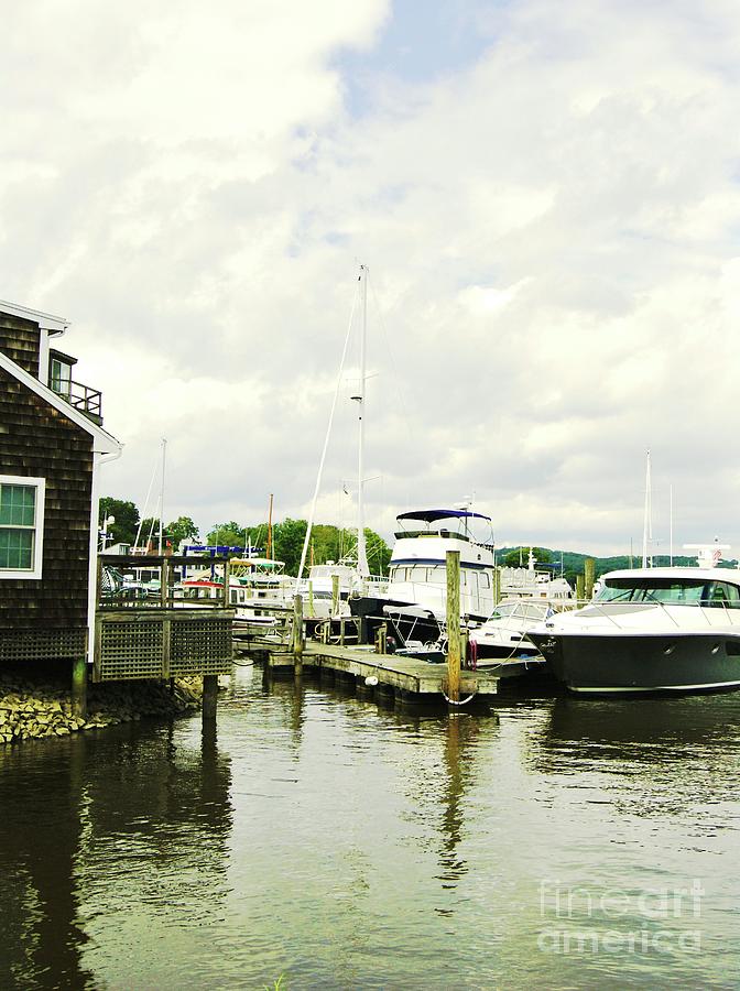 Boats at the Essex Harbor Photograph by Margie Avellino