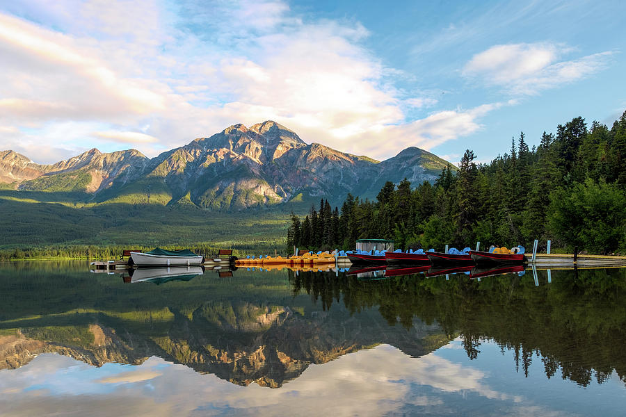 Boats in Banff Photograph by Jaki Miller