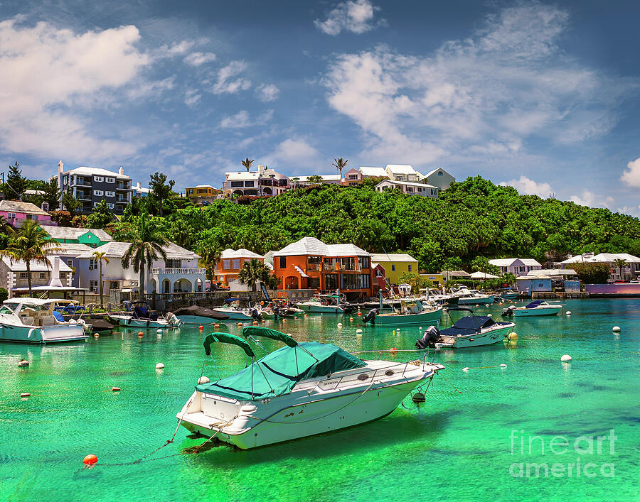 Boats in Beautiful Bermuda Photograph by Nick Zelinsky Jr