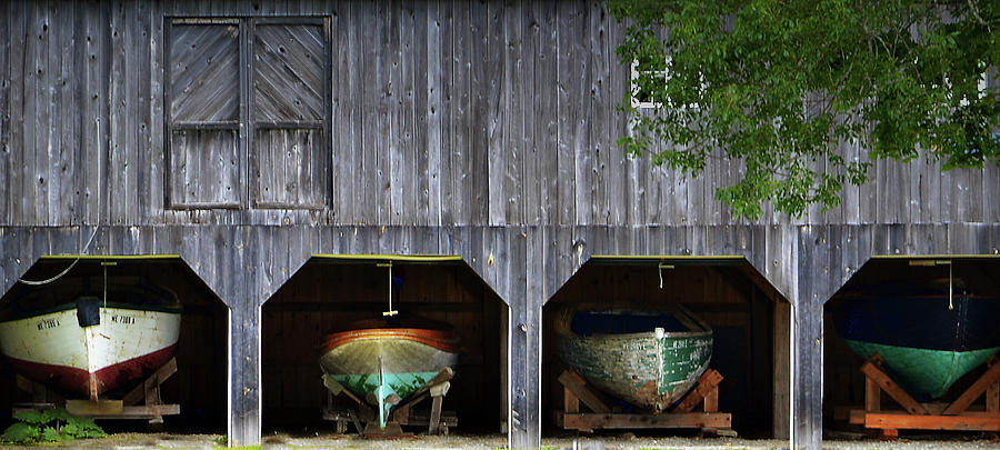 Boats In Stall Photograph