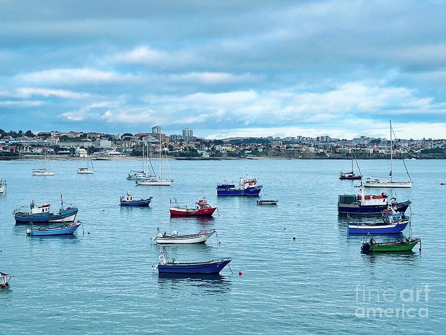 Boat Photograph - Boats of Cascais by Saving Memories By Making Memories