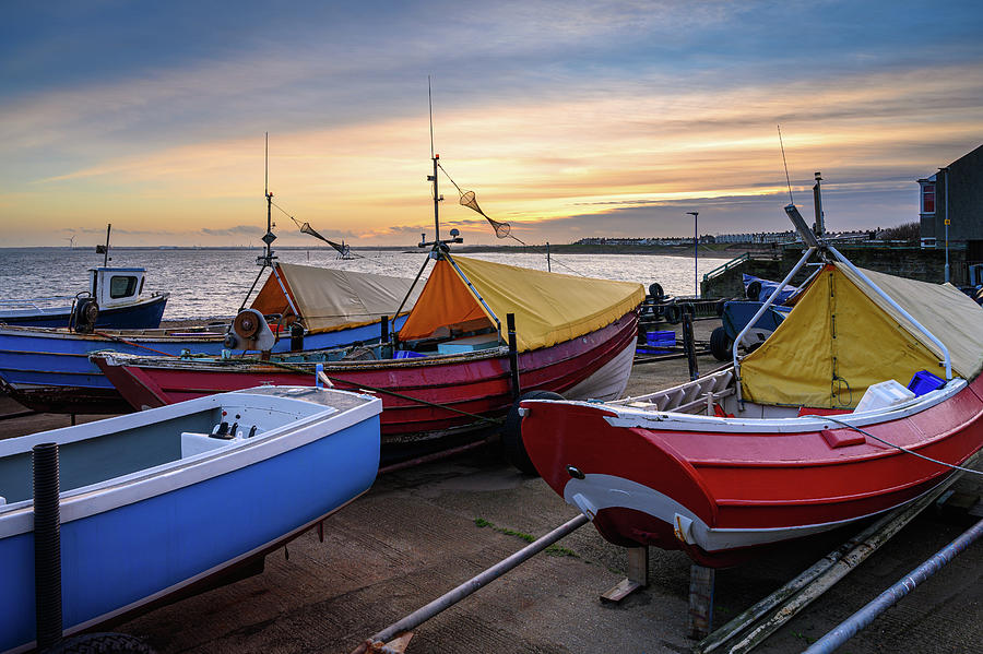 Boatyard At Newbiggin-by-the-sea Photograph